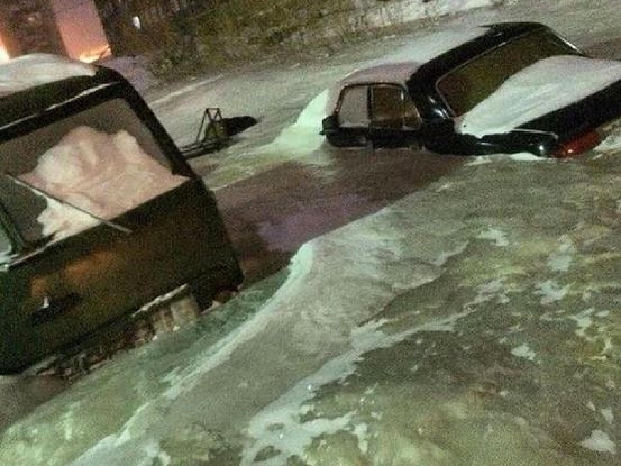 Stadt in Sibirien wird zu einem Eiswürfel Stadt in Sibirien wird zu einem Eiswürfel