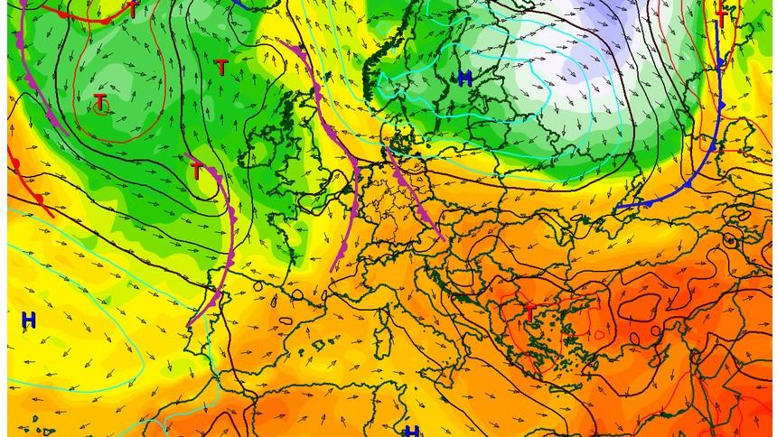 Wetterlexikon: Isolinien Wetterlexikon: Isolinien