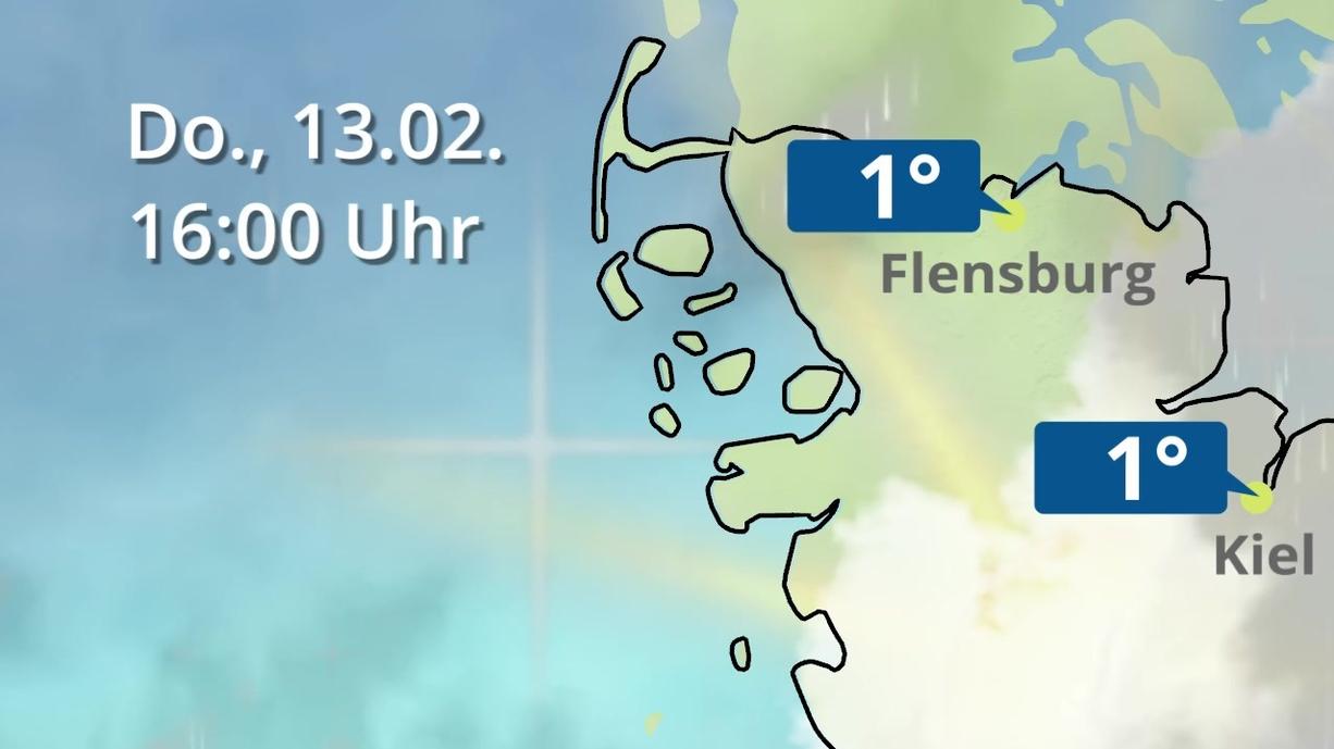 So ziehen Wolken und Regen übers Land