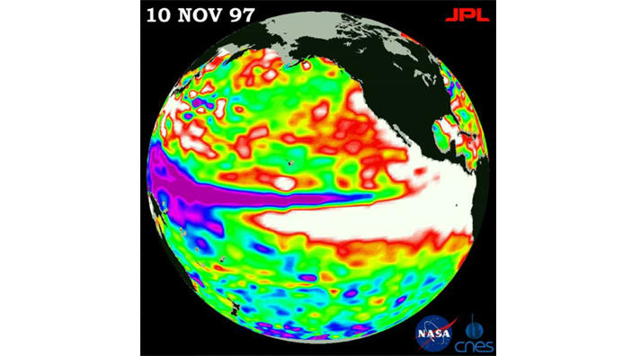 Wetterlexikon: El Nino Satellitenbild El Nino