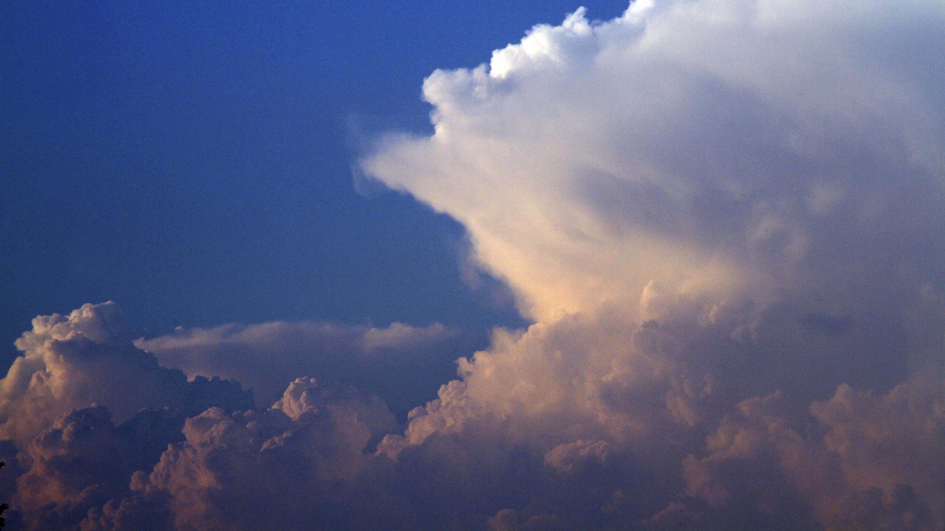5 Hammertipps für die eigene Wettervorhersage Gewitterwolke (Cumulonimbus) mit Incus (Ambos, lnks), Deutschland | cumulonimbus clouds with incus, Germany | Verwendung weltweit