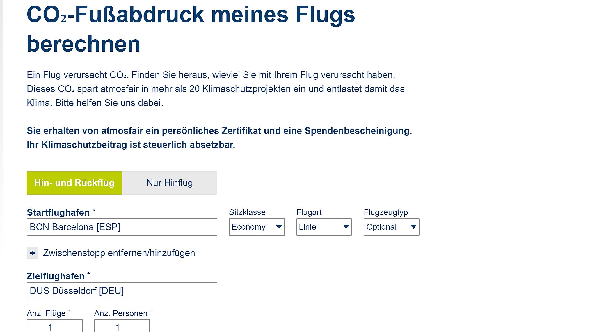 Ich reise gerne mit dem Flugzeug - und tue der Umwelt damit weh! Atmosfair