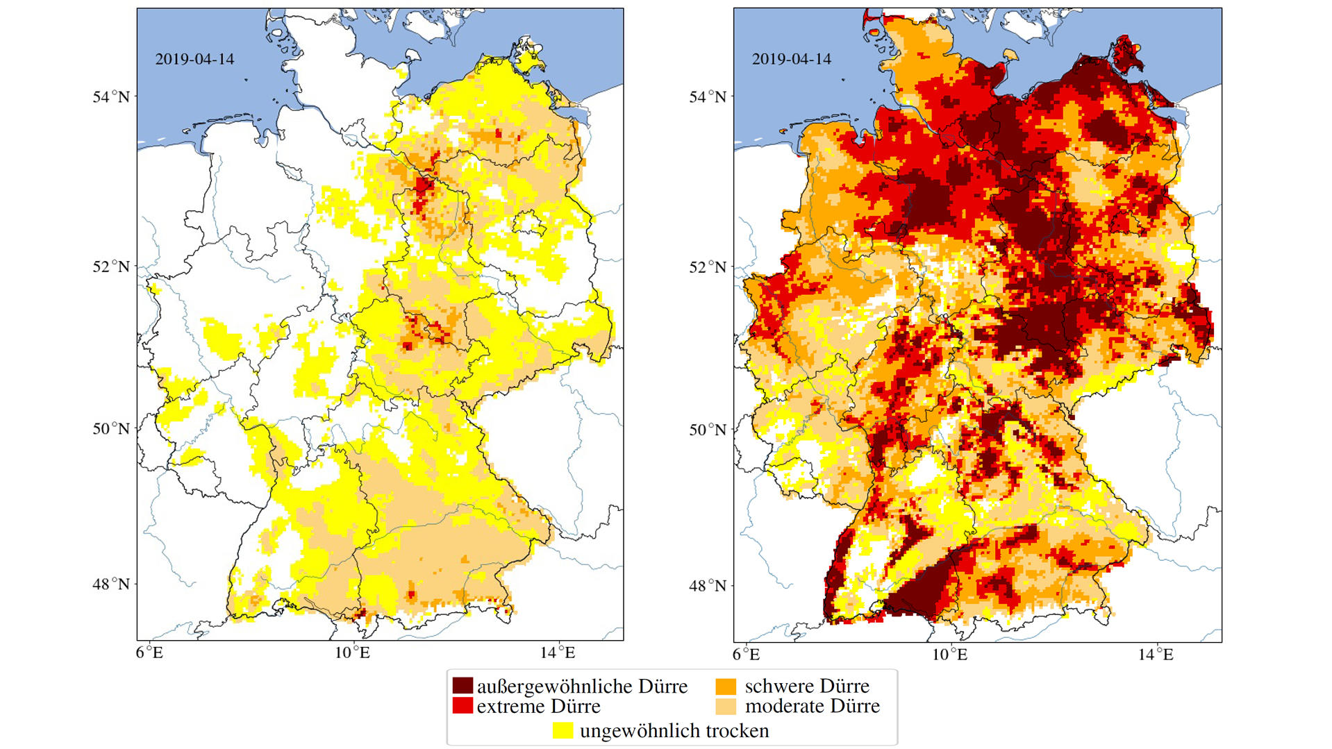 Moorbrand und höchste Waldbrandgefahr Dürre und Trockenheit in Deutschland