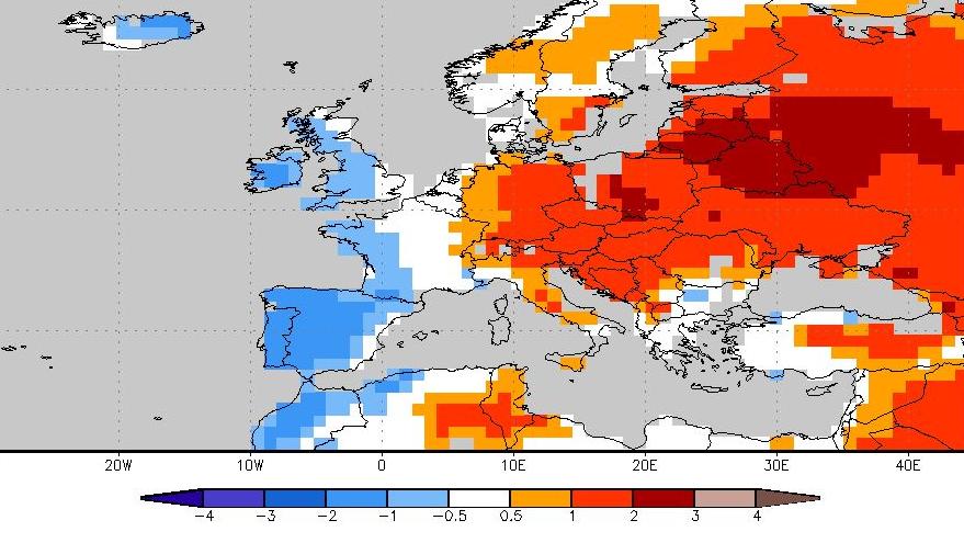 Das 30-Tage-Wetter vom 12.06.2019: Der Juni wird zu heiß NOAA Temperaturen