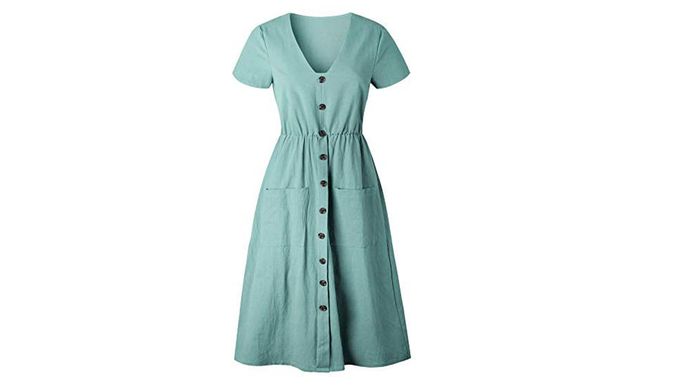 Mit diesen 8 Tipps wappnen Sie sich schon JETZT gegen heiße Tage leinenkleid grün