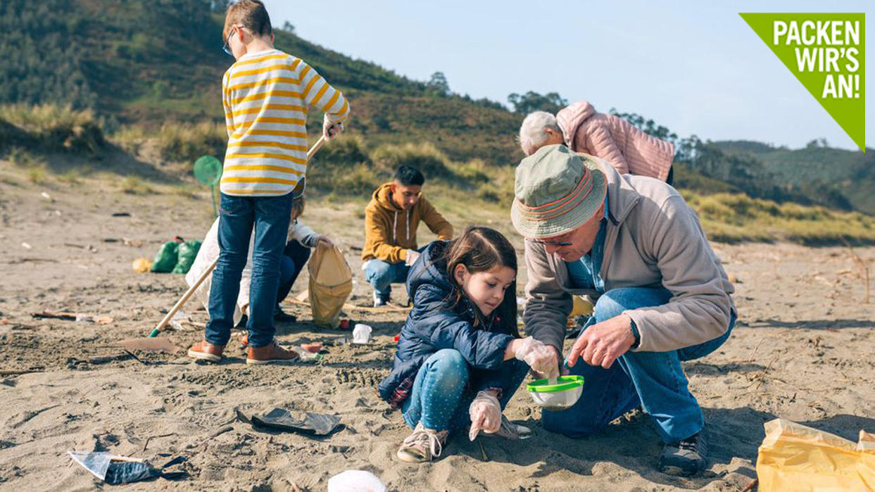 Gemeinsam sammeln wir Plastikmüll am World Cleanup Day! World Clean-Up-Day