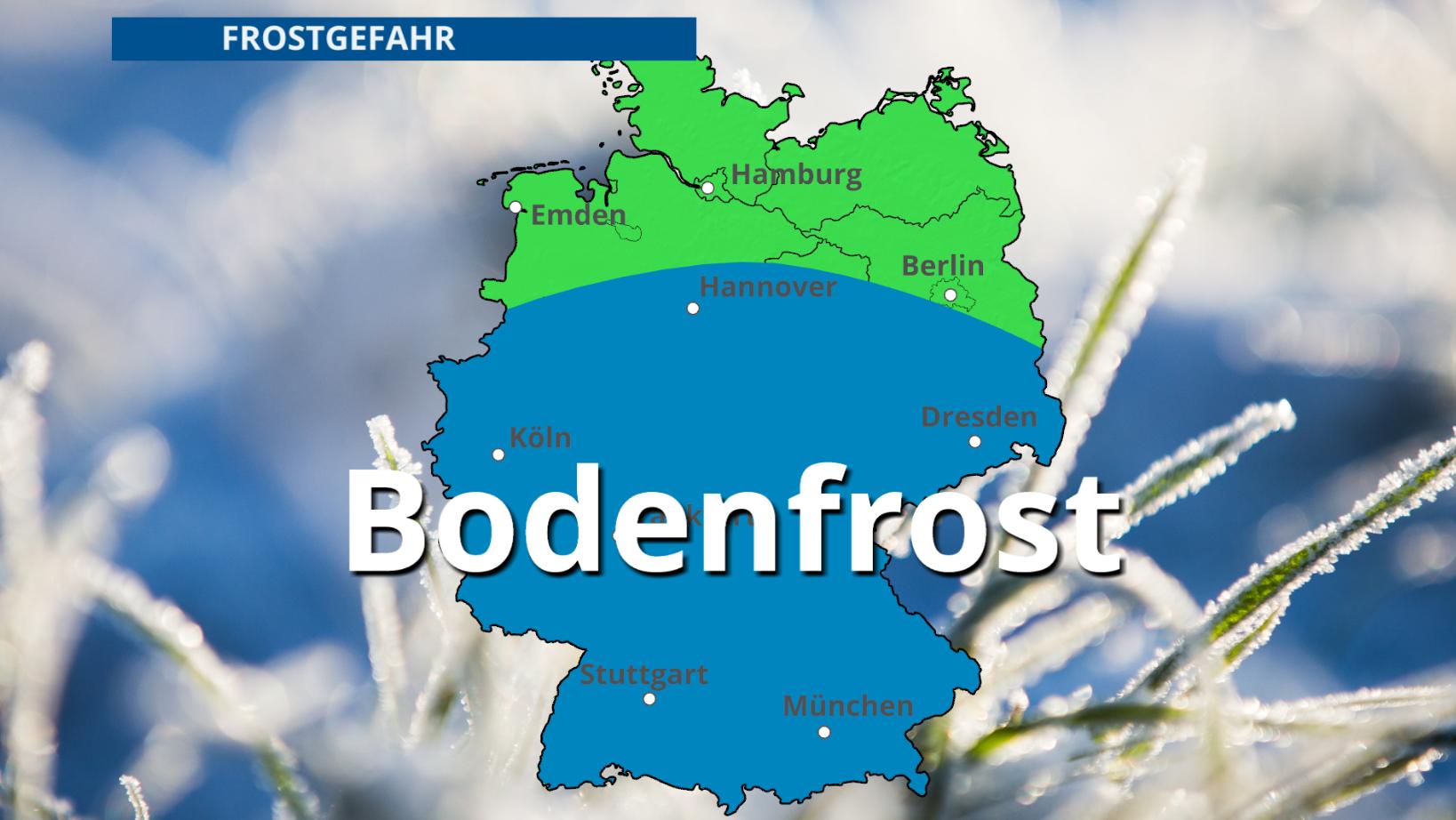 Heißkalter Herbst: Nach dem Frost wird es dank Hoch „Hanneke“ noch einmal warm Die Gefahr von Bodenfrost in der Nacht zu Freitag.