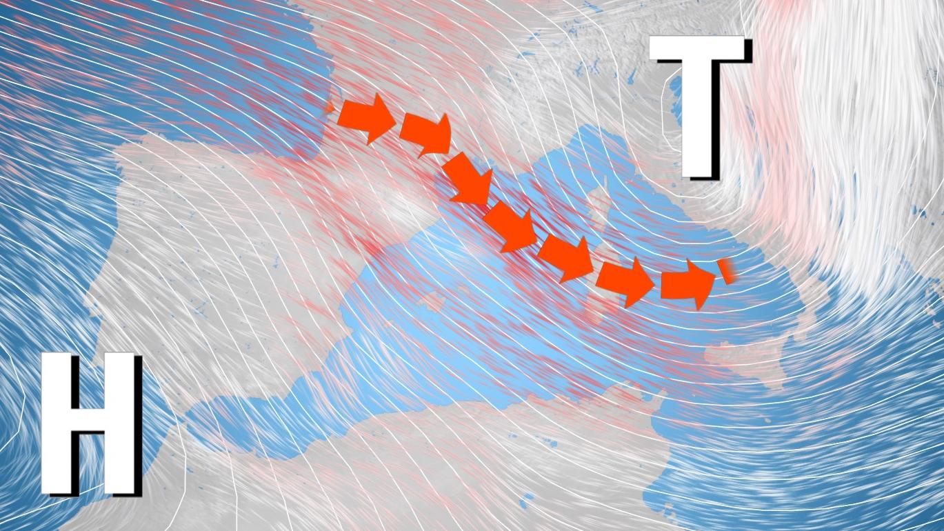 Sturm am Mittelmeer: Der „Mistral“ weht kräftig MistralIllustration