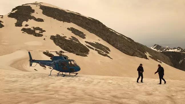 Buschfeuer in Australien verfärben Gletscher in Neuseeland Braun verfärbte Gletscher in Neuseeland