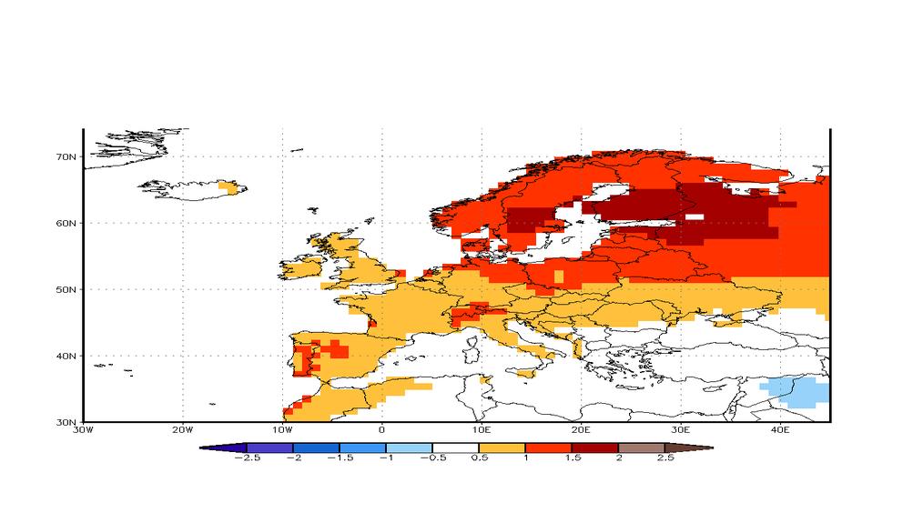 30-Tage-Wettertrend: So weit die Prognosen reichen: Kein Wintereinbruch NOAAmar