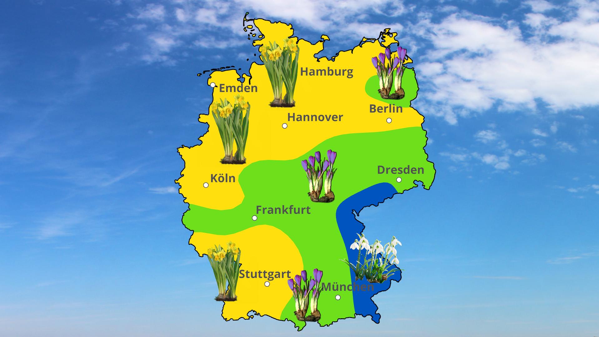 Frühling ist einen Monat zu früh dran Grünlandtemperatursumme