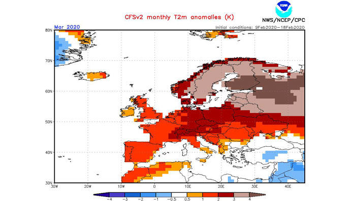 30-Tage-Wettertrend: Auf 15 Grad müssen die meisten von uns noch länger warten 30-Tage-Wettertrend