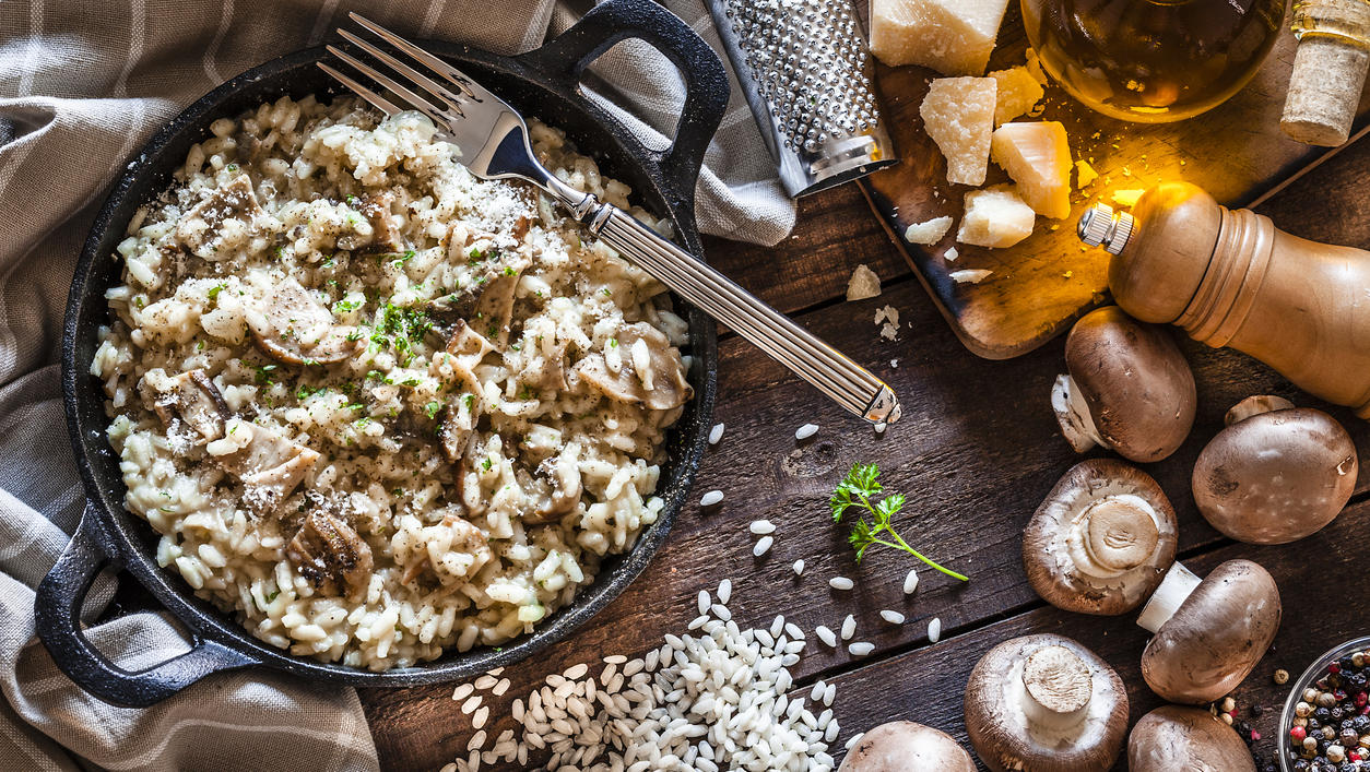 Corona-Isolation: So klappt es mit dem abwechslungsreichen Kochen! Pilzrisotto