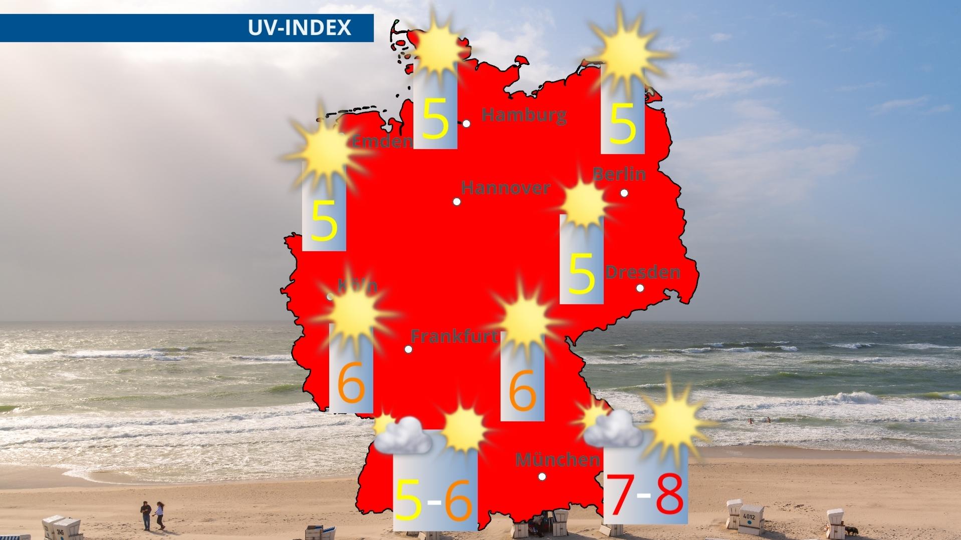 Sonnenbrand wegen Corona UV-Index