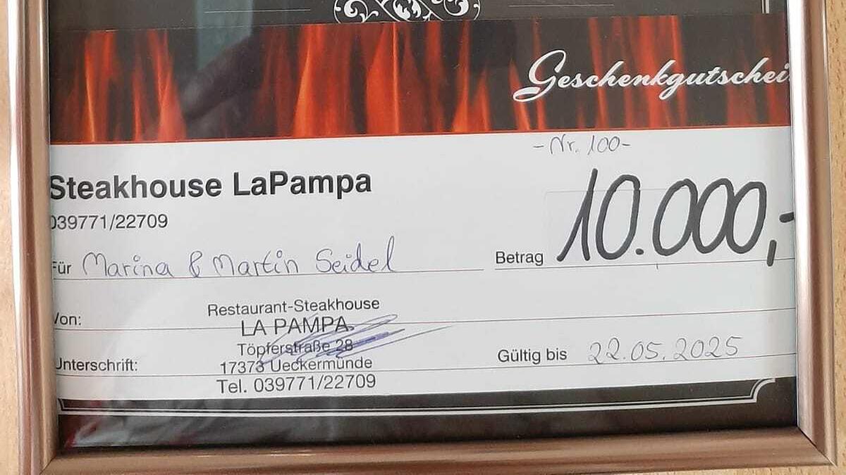 Restaurant gerettet: Ehepaar kauft 10.000-Euro-Gutschein Marina und Martin Seidel