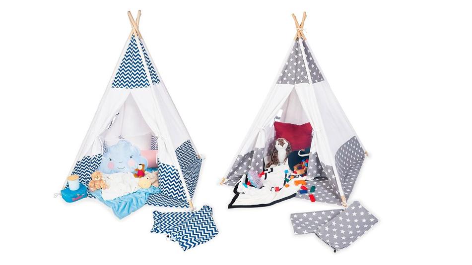 Outdoor-Spielzeug: 5 Top-Spielsachen für Garten und Spielplatz Tipi-Zelt von Pinolino.