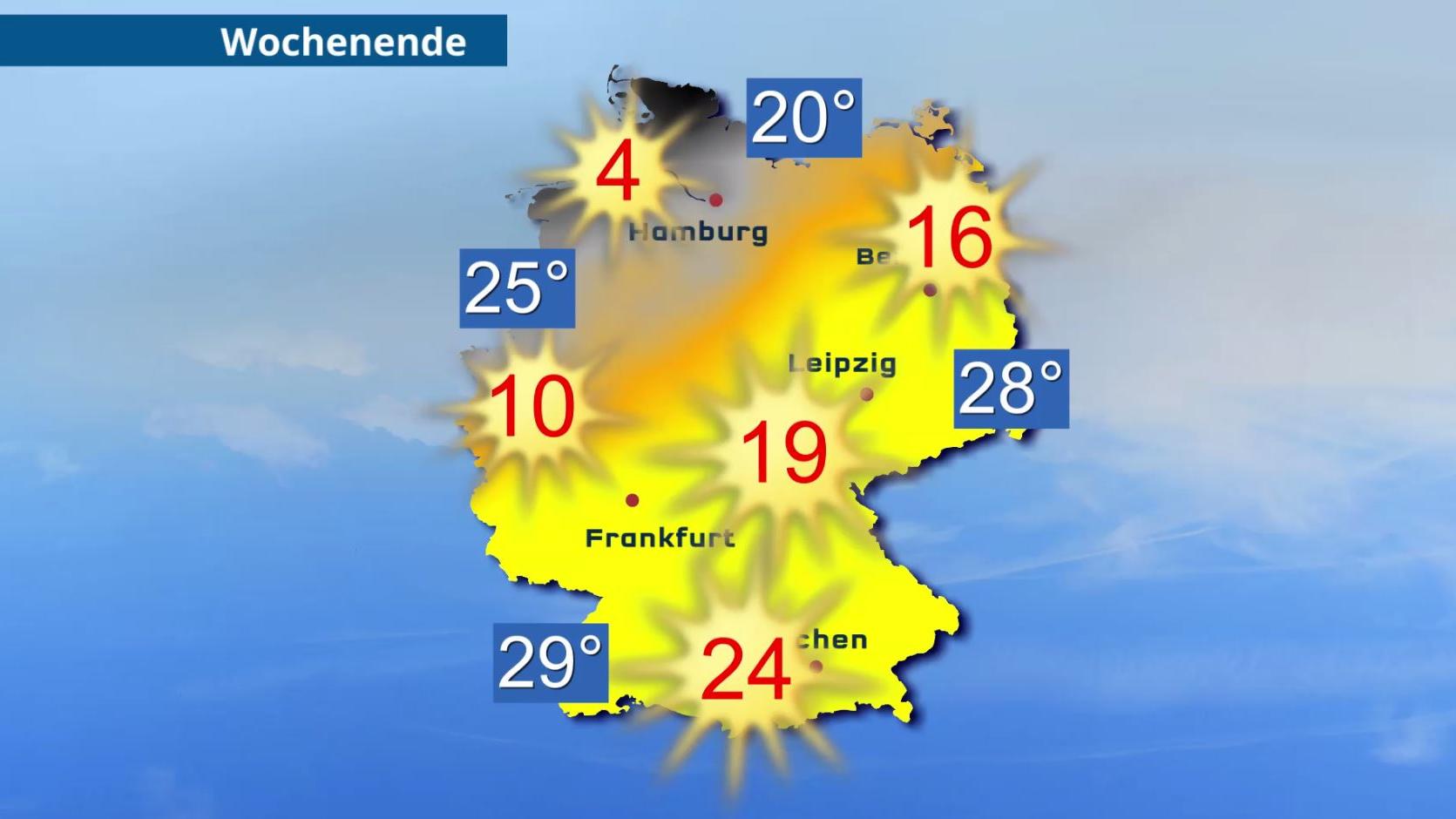 Wetterbericht für den 05.07.2020: Halbschatten-Mondfinsternis, Regen und Wind sonnenstunden