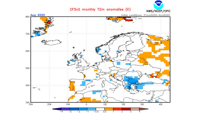 30-Tage-Wettertrend: NOAA rechnet mit zu wenig Regen im Juli 2020 30-Tage-Wettertrend: Sommer im August 2020: Langweilig! Oder nicht?