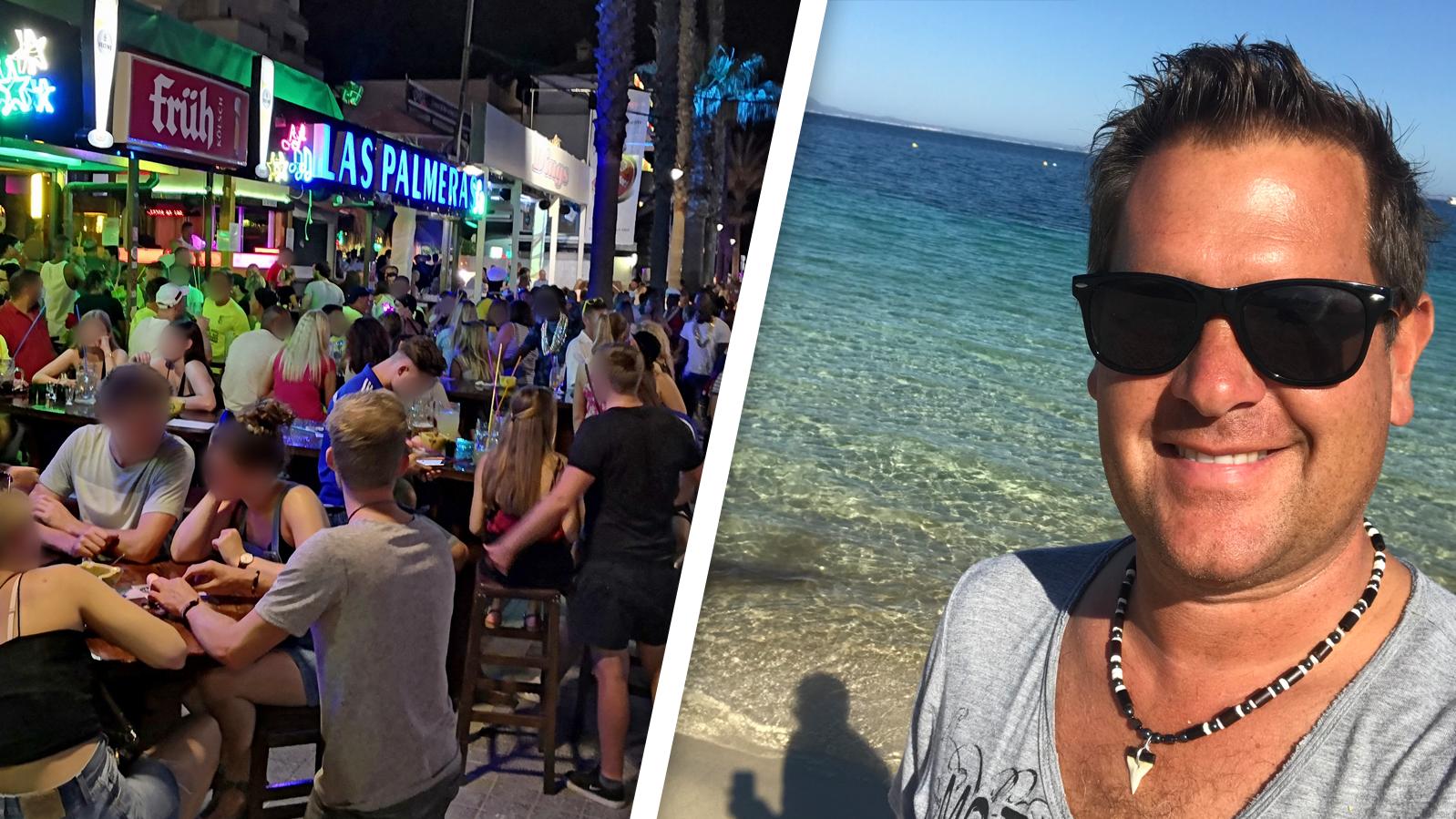 Peter Wackel: „Die verschärfte Maskenpflicht ist für mich unverständlich“ Partybild auf Mallorca/Peter Wackel