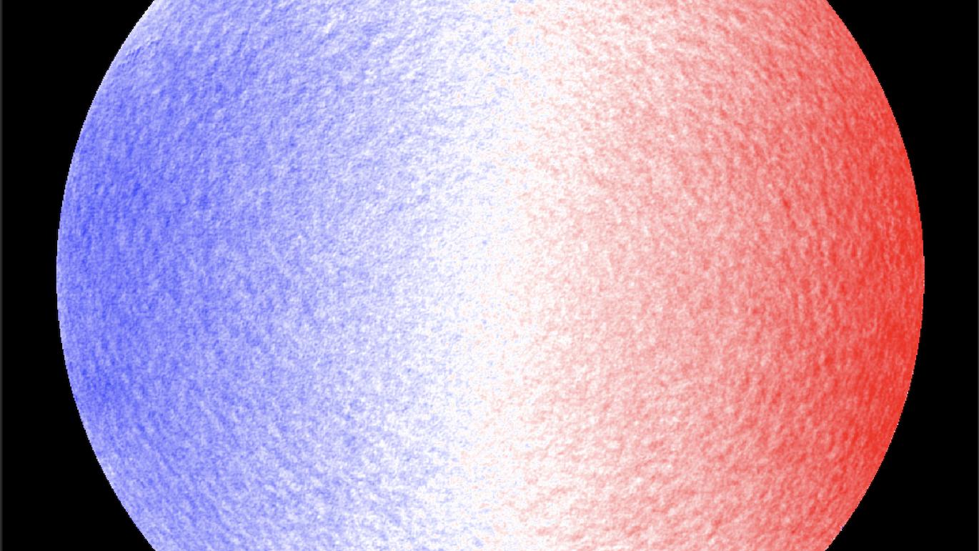 Solar Orbiter ist ganz nah an der Sonne: ESA zeigt spektakuläre Fotos The Sun s rotation measured by Solar Orbiter.jpg