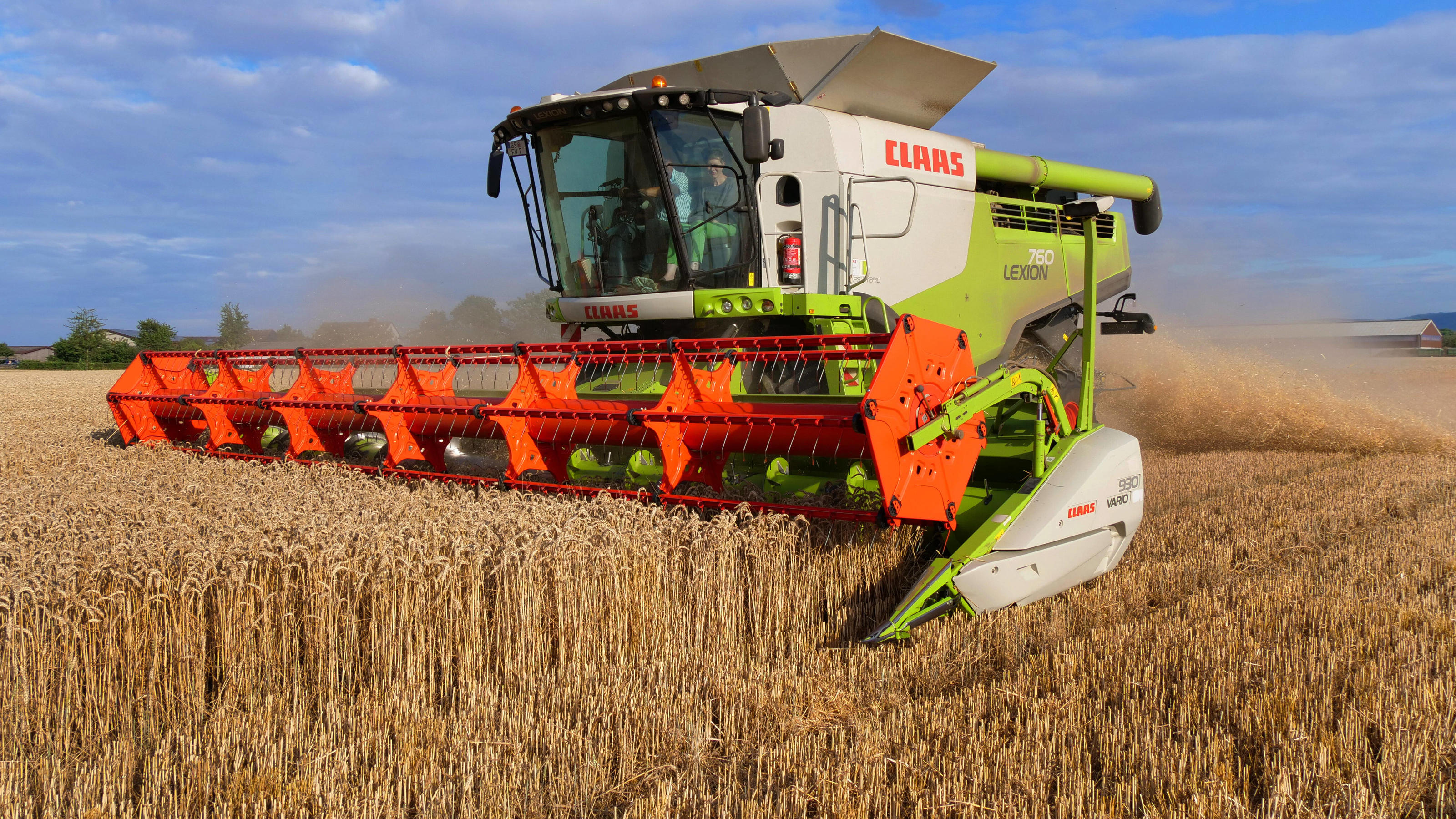 42-Tage-Wettertrend: Der Spätsommer löst den Hochsommer ab Ernte der Feldfrucht Weizen auf einem Feld in Abbenrode im Landkreis Harz im Bundesland Sachsen-Anhalt. Getreideernte *** Harvesting the wheat field crop in a field in Abbenrode in the Harz district of Saxony Anhalt Grain harvest
