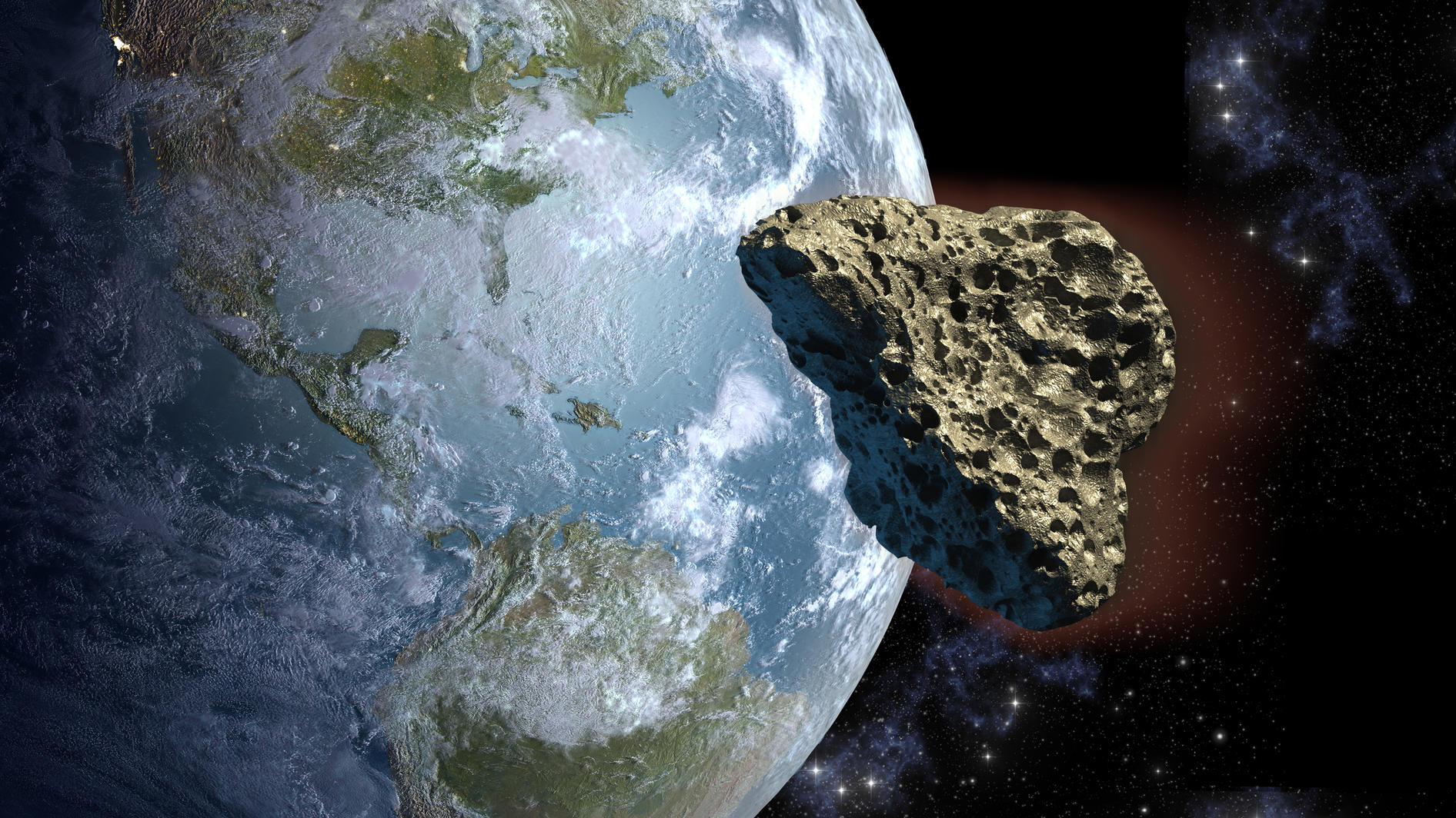 Asteroid 2018 VP1 kommt, dann dominiert der Mars den Himmel Asteroid 2018 VP1 ist auf dem Weg Richtung Erde und trifft hier am 2. November ein.