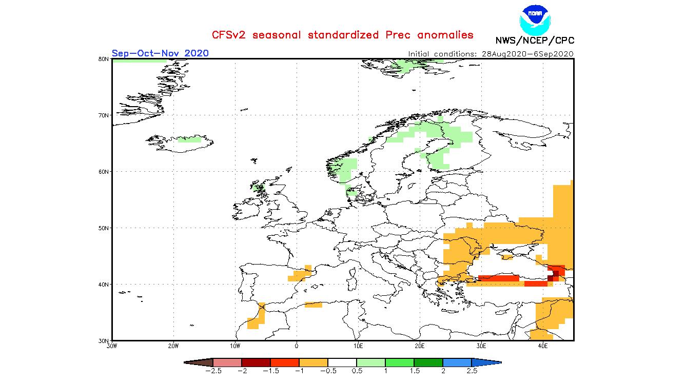 Hohe Temperaturen im Herbst 2020? So wird das Wetter laut NOAA Langfristprognose für den Herbst 2020