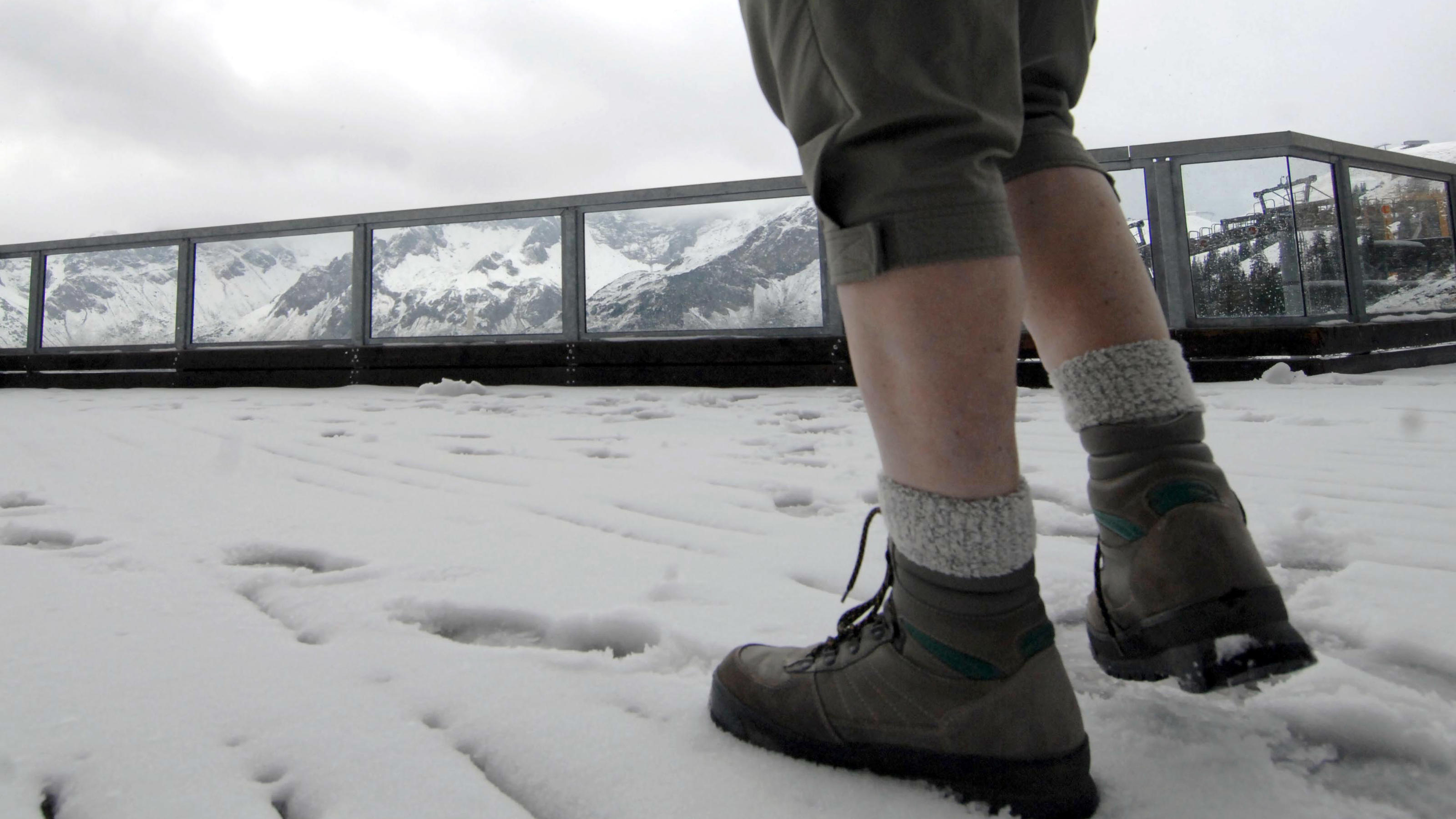 7-Tage-Trend: Tiefdruck-Karussell mit bis zu 100 Litern Regen und Schnee Archivbild zum Wintereinbruch in den Alpen.