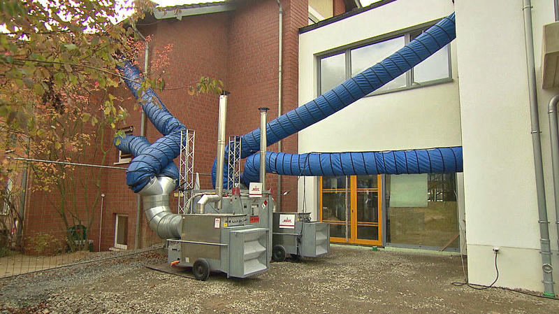 Geniale Belüftungsidee: In dieser Kita ist es trotz Lüften immer schön warm Eine Belüftungsanlage wurde so modifiziert, dass sie warme Frischluft zuführt.