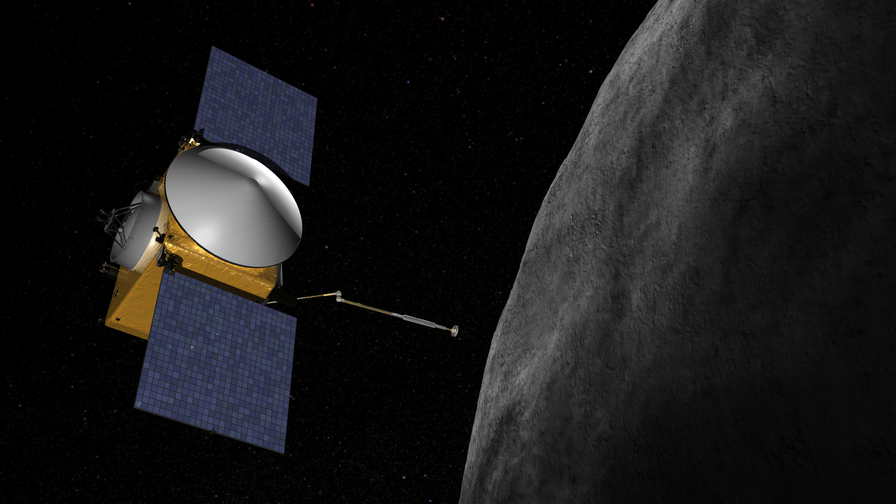Komplizierte Landung auf Asteroid Bennu Nasa-Sonde soll eine Probe von 60 bis 2000 Gramm aufnehmen.