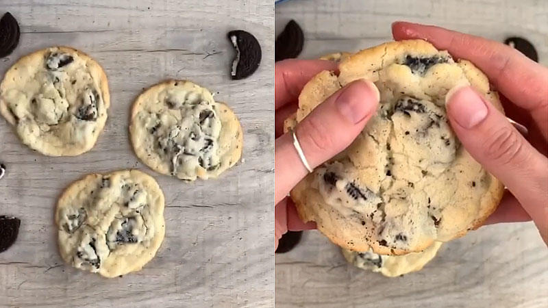 Diese Oreo-Käsekuchen-Kekse sind ein fluffiger Traum Diese Oreo-Käsekuchen-Kekse sind ein fluffiger Traum
