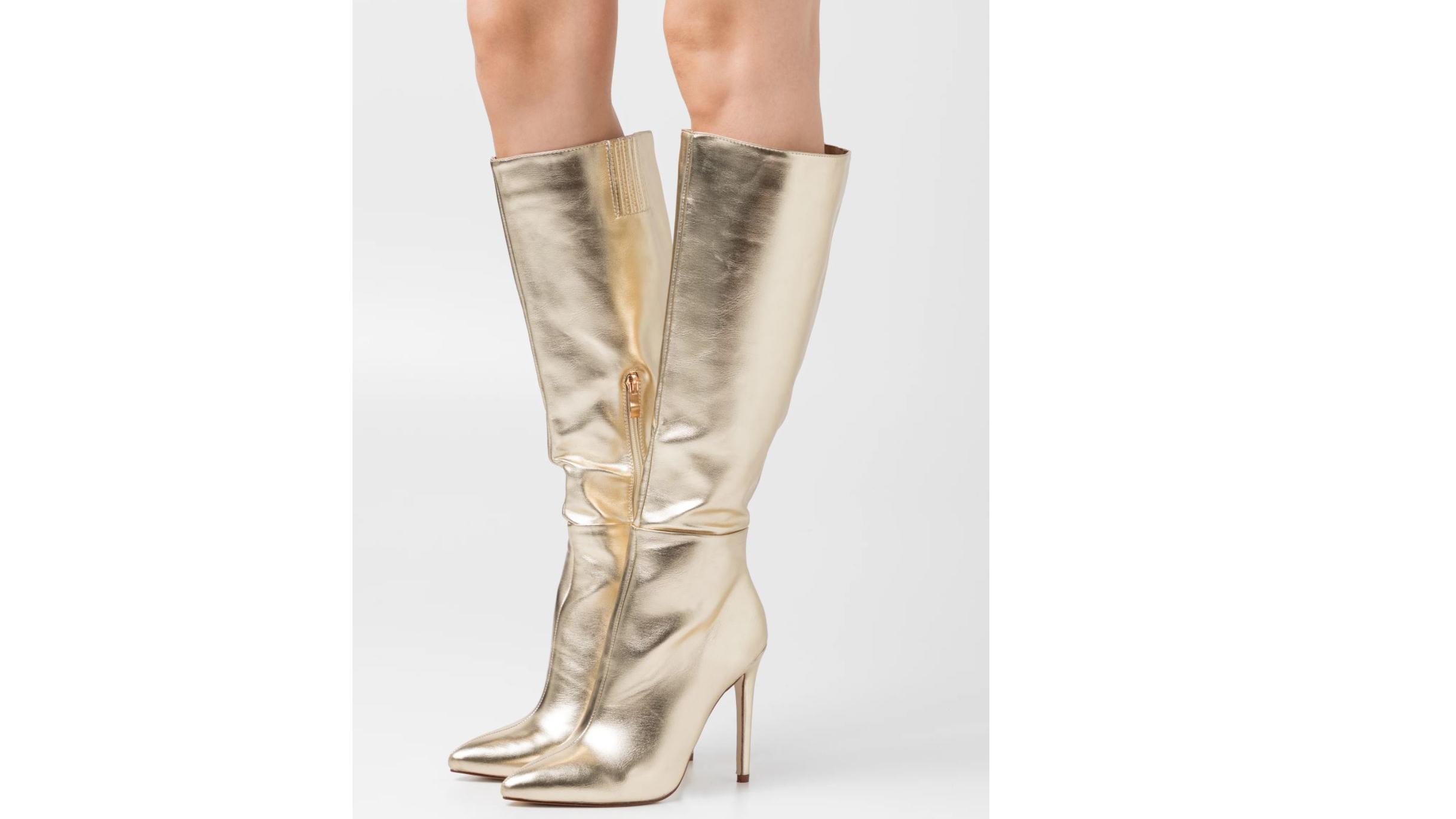 Fashion-Update: Jetzt wird`s festlich - Pailletten, wohin man schaut! Raid-Stiefel