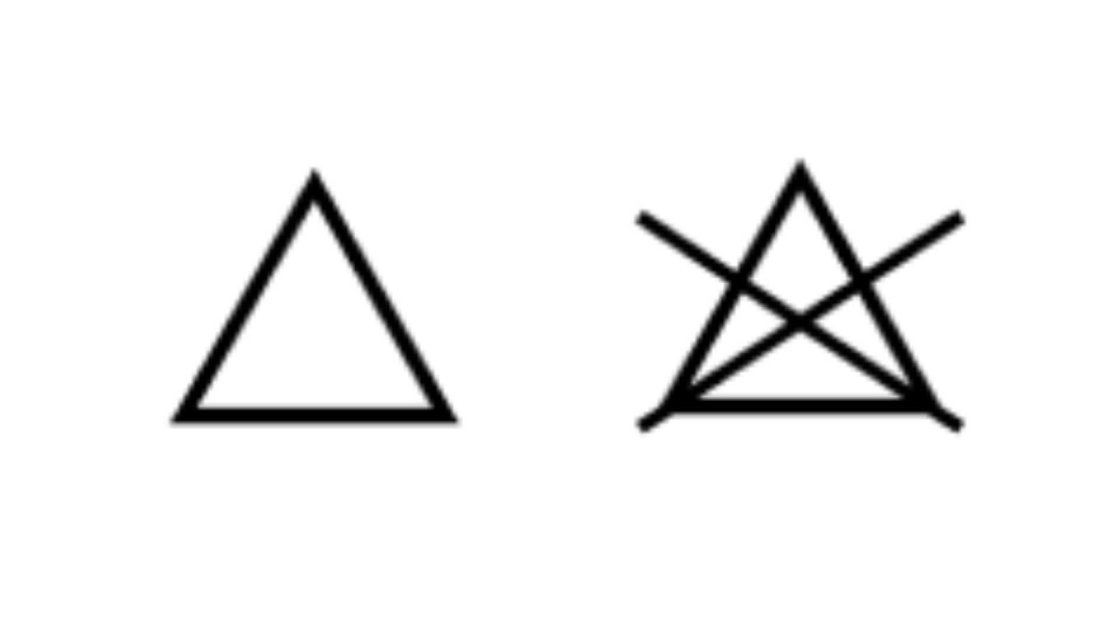 Was bedeuten die verschiedenen Wäschesymbole? Symbole zur Anwendung von Bleichlauge