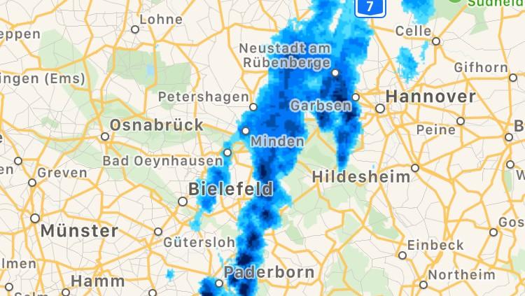 Februar 2021: Wettervorhersage so schwierig wie selten Das Regenradar in der wetter.de App