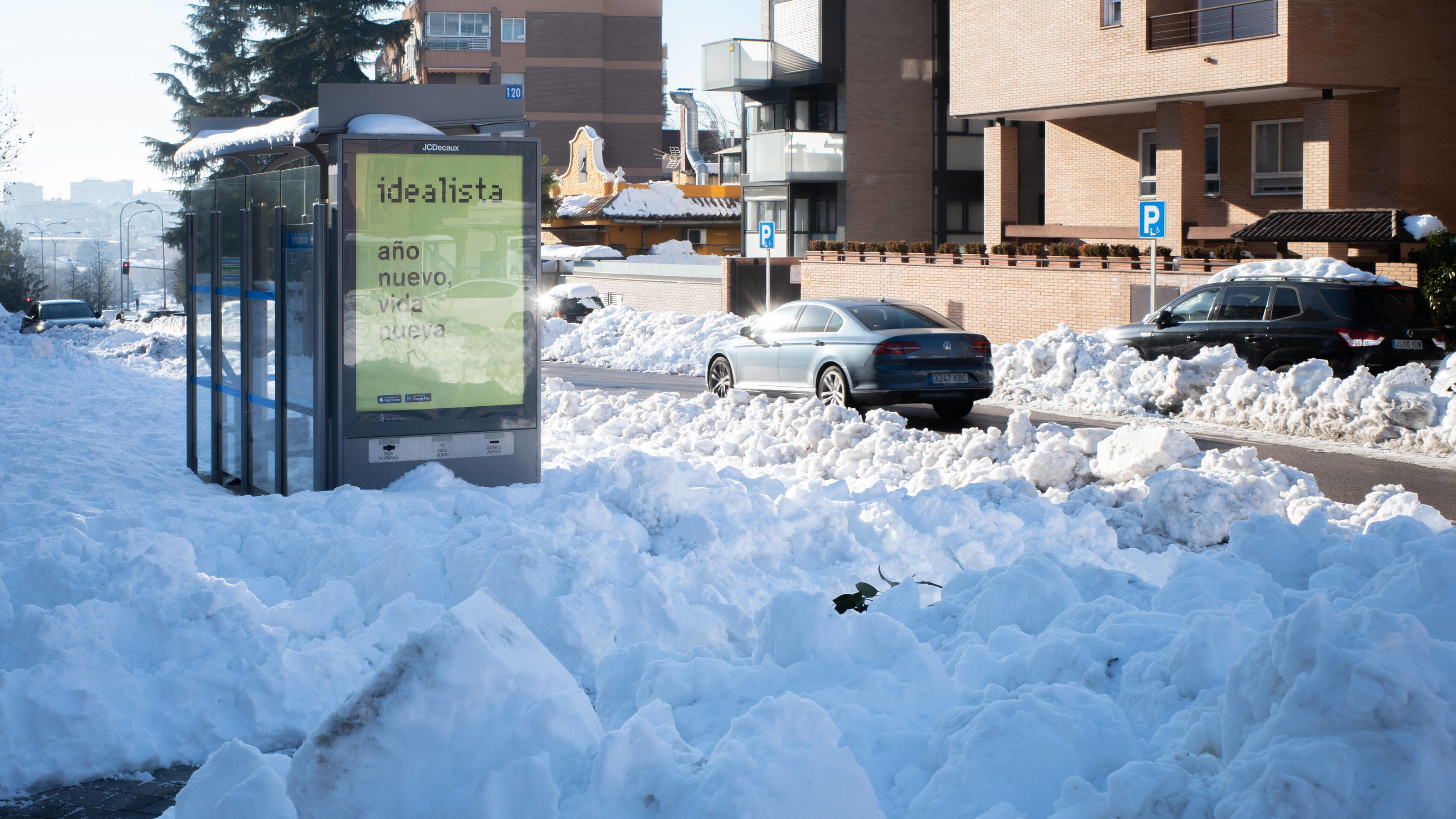 Deshalb ist der Winter 2021 ein gutes Beispiel für den Klimawandel Im Januar kam es in Madrid zu einem Scheechaos.
