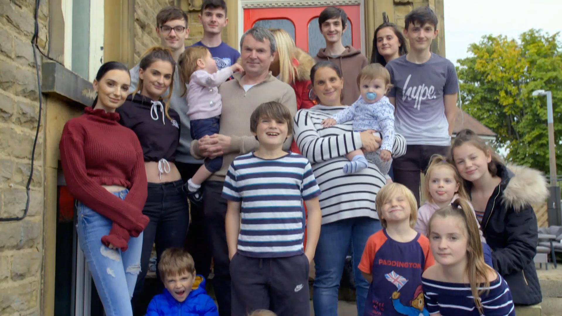 Die Großfamilie Radford besteht aus den Eltern Sue und Noel und 22 Kindern.