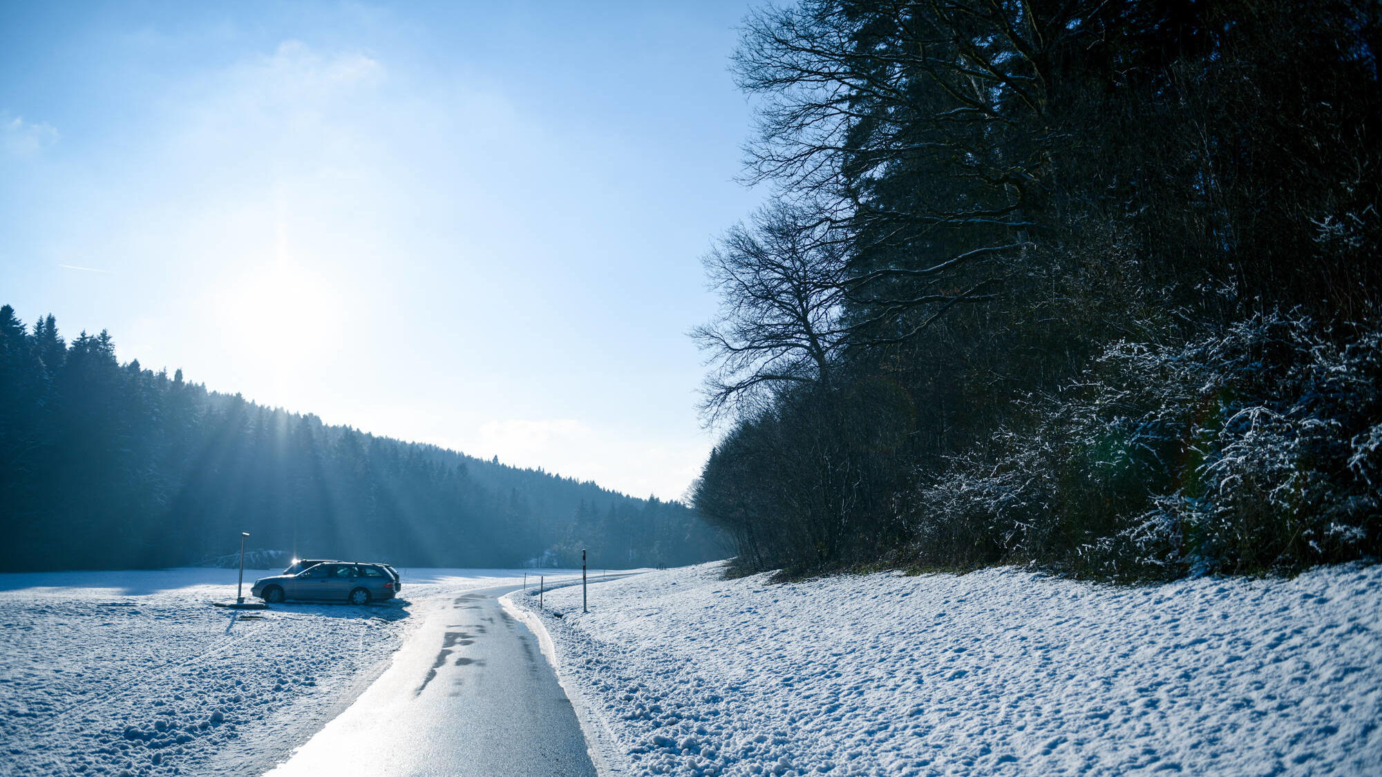 Temperatursturz zum Wochenende: Strenger Frost mit Folgen News Bilder des Tages Winterimpressionen aus Alfdorf, 15.01.2021, Baden-Württemberg, Alfdorf: Winterliche Impressionen und Eindrücke von der Schwäbischen Alb am Rande des Remstals. Alfdorf Baden-Württemberg Deutschland Maierhofer Sägmühle *** Winter