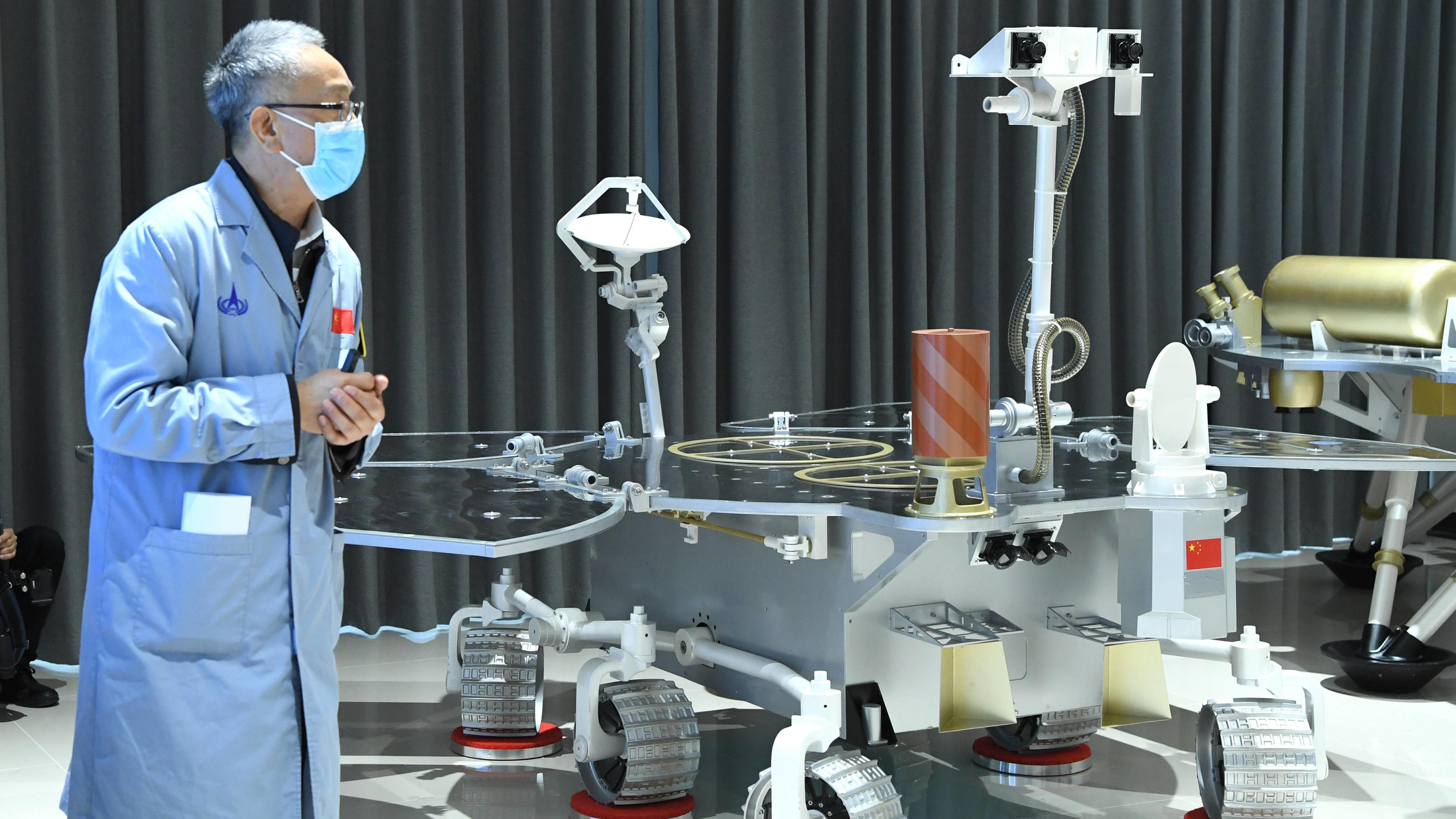 Rover Zhang Rongqiao ist der Chef-Designer des Marsrovers.