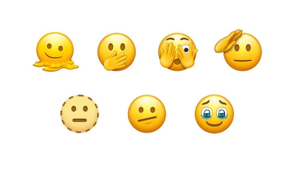 Schwangerer Mann, Disco-Kugel und Troll: Die neuen Emojis sind da! Verschiedene Emojis. Zum Beispiel eines, dass sich die Augen zu hält.