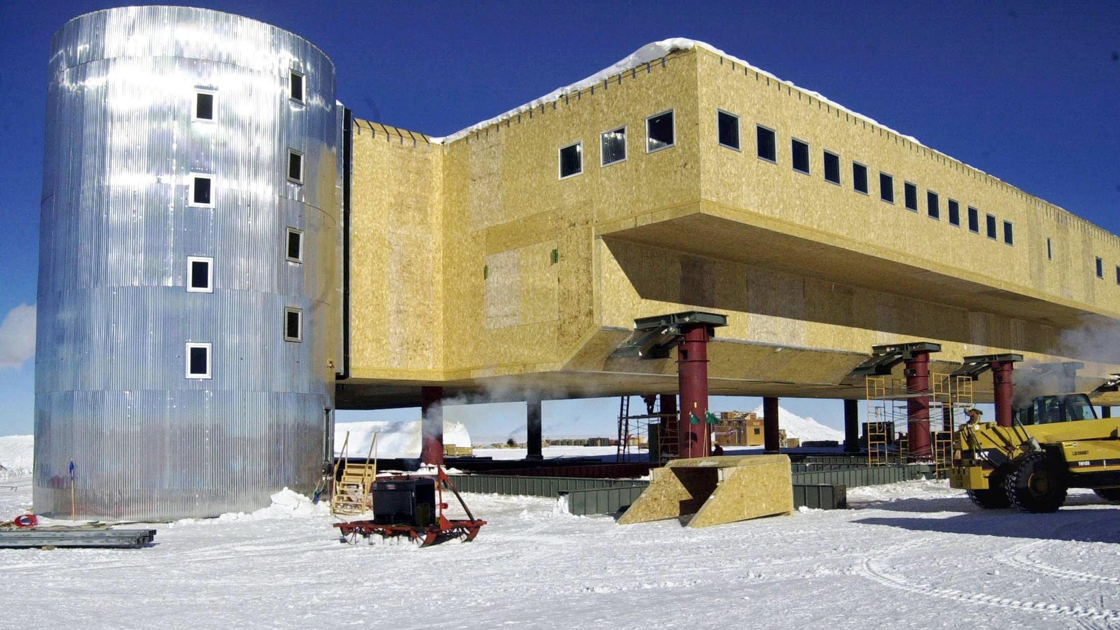 Kälteste Wintersaison in der Antarktis seit mehr als 60 Jahren Amundsen-Scott-Station in der Antarktis, Südpol