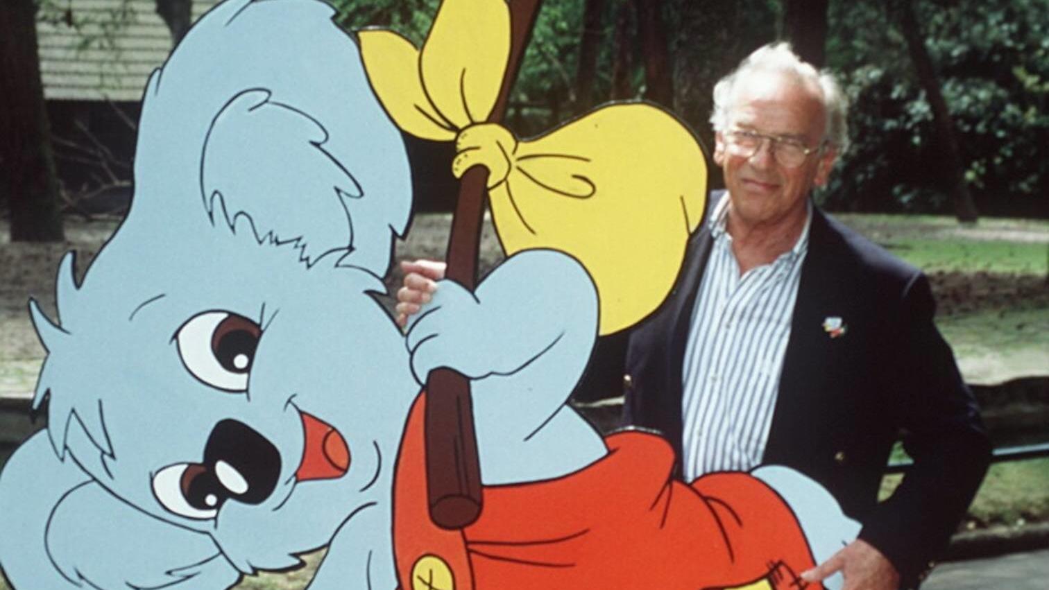 Yoram Gross: Google Doodle zum 95. Geburtstag des Comic-Figur Blinky Bill mit ihrem Produzenten Yoram Gross / 1994