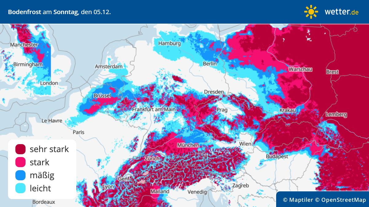 7-Tage-Wettertrend: Hier mild mit Regen, dort kalt mit Schnee - glatte Straßen inklusive Bodenfrost am Sonntag: Es trifft eher die höheren lagen von Deutschland