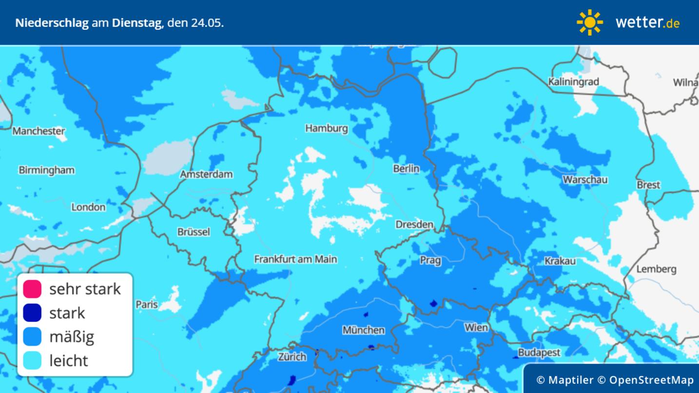 Unwetter Fahrplan Deutschland Zum Wochenstart Montag Mit Gewittern