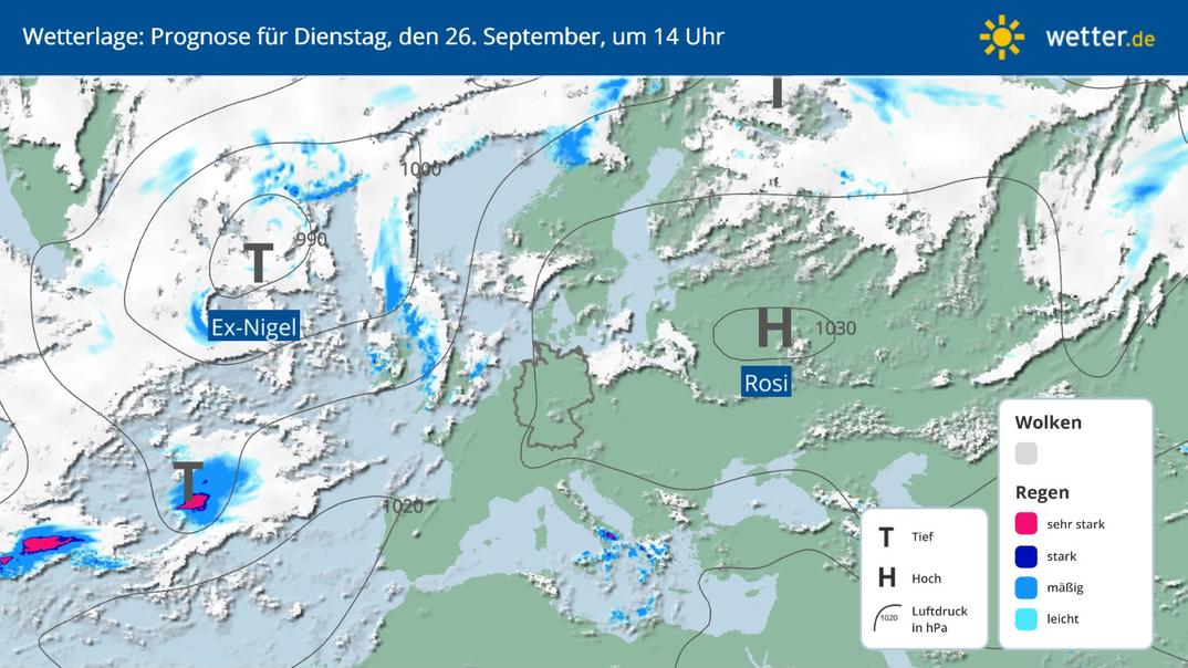 Unwetter Europa Gewitter bis 500 Liter Regen Sturm großer Hagel