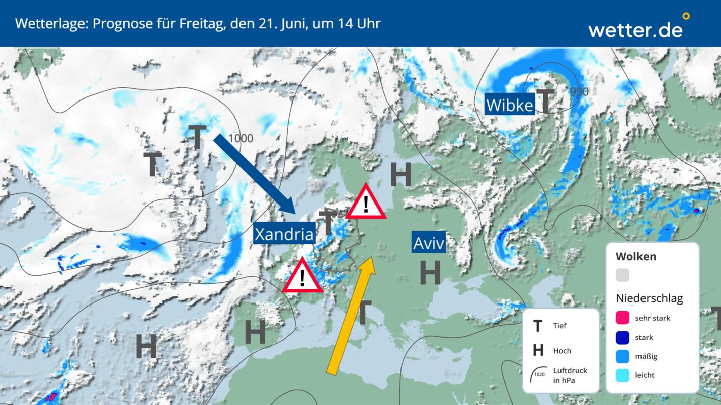 Unwettergefahr In Deutschland H Chste Warnung Vor Tornados Gro Hagel