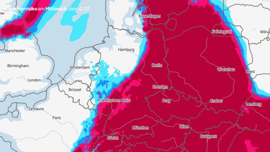 Unwetter Fahrplan Deutschland Aktuell Schw Le Hitze Starkregen