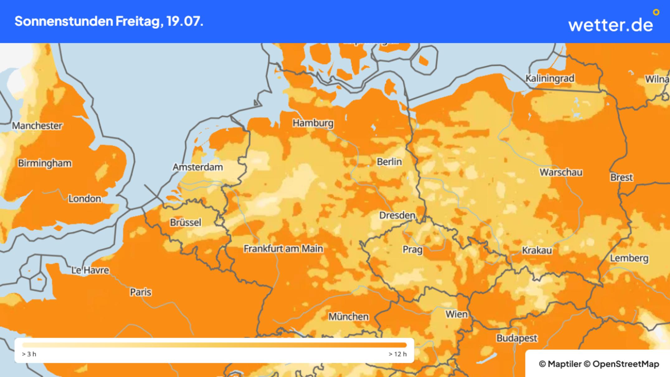 Unwettergefahr In Deutschland Gewitter Mit Starkregen Hagel Und