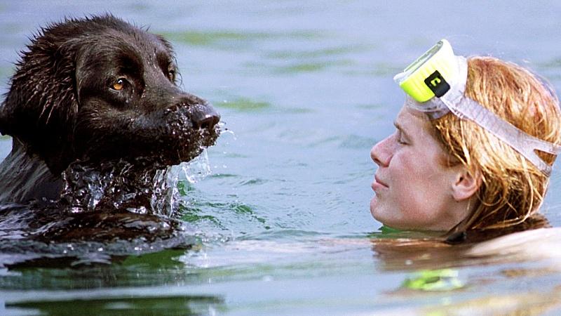 Mit dem kalendarischen Sommeranfang kommt die erste Hitzewelle 2020 Bei schwüler Hitze und Temperaturen bis zu 28 Grad im Schatten bieten Freibäder und Baggerseen auch in den kommenden Tagen eine willkommene Abkühlung. Dabei kann es, wie hier am Dienstag morgen (13.07.1999) in einer Kiesgrube bei Minden/Westf. zu man