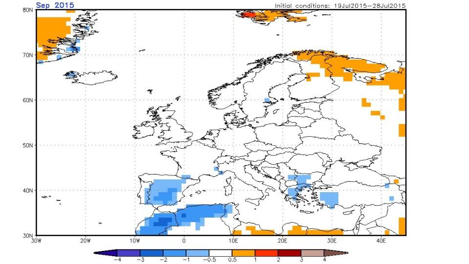 Wetter im Herbst 2015: Das bringen September und Oktober Die Berechnung der NOAA für September