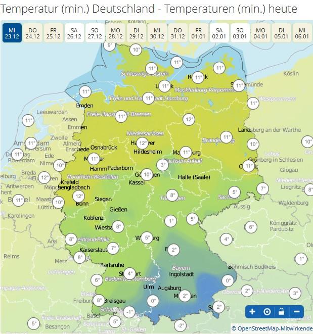 Extreme Wettergegensätze am 23.12. Extreme Wettergegensätze am 23.12.